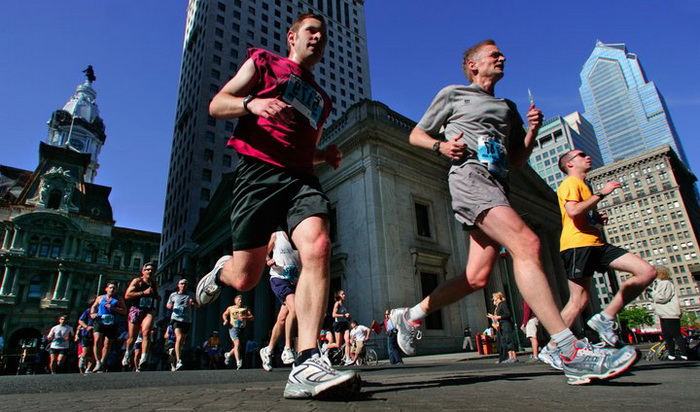 Пробежка на улице