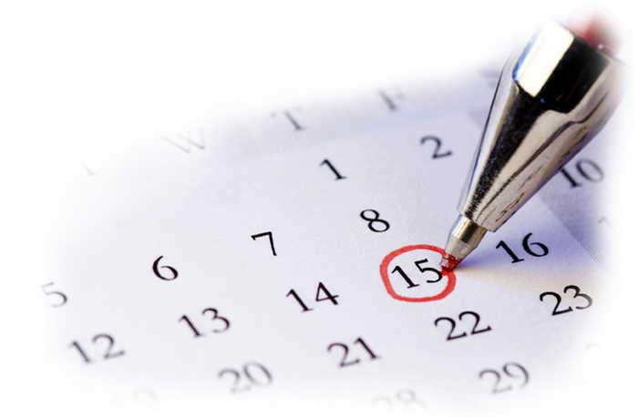 Отметка в календаре