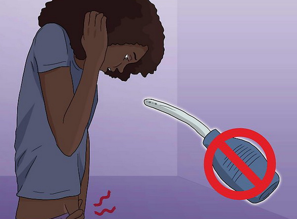 Девушка и клизма