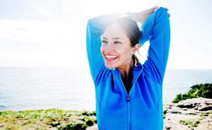 Девушка в горах