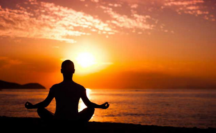 Медитация на берегу моря
