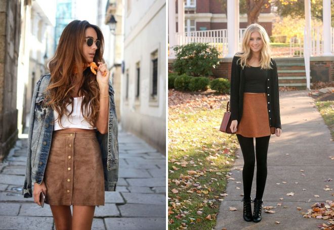 коричневая юбка солнце