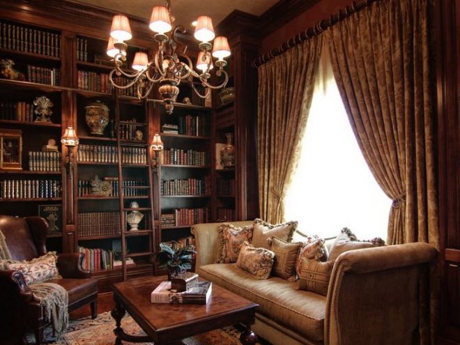 Английский стиль в интерьере 1