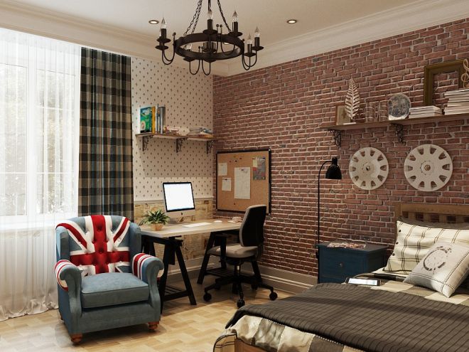 Английский стиль в интерьере 5