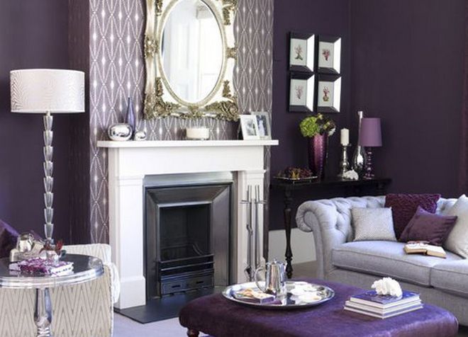 цвет стен в гостиной 17