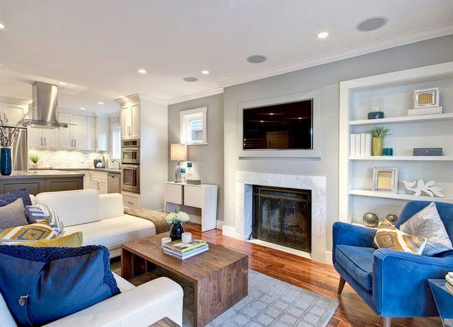 цвет стен в гостиной 3