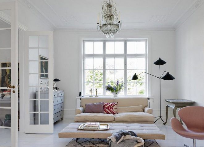 цвет стен в гостиной 7