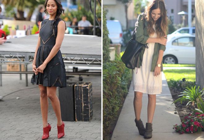 ботильоны без каблука с платьем ботильоны без каблука с платьем