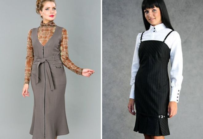 деловой сарафан с юбкой годе деловой сарафан с юбкой годе