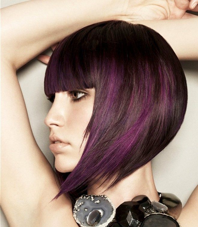 короткое каре на удлинение с челкой брюнетка короткое каре на удлинение с челкой брюнетка