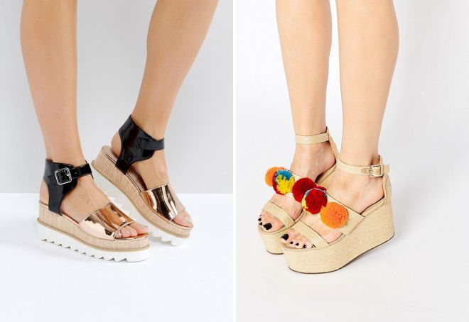кожаные босоножки на платформе кожаные босоножки на платформе