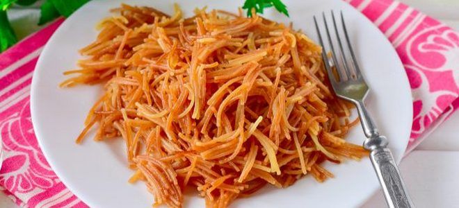 макароны паутинка на сковороде макароны паутинка на сковороде