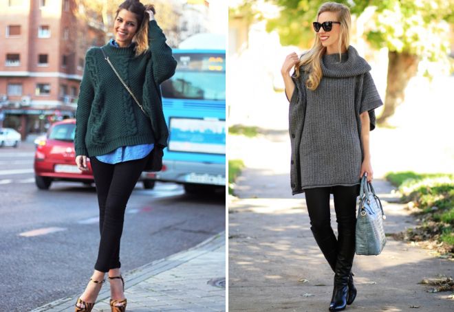 с чем носить свитер оверсайз с чем носить свитер оверсайз