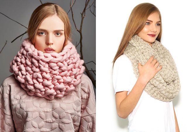 снуд из толстой пряжи снуд из толстой пряжи