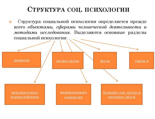Структура социальной психологии Структура социальной психологии