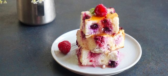 фото10 творожная запеканка с ягодами пп