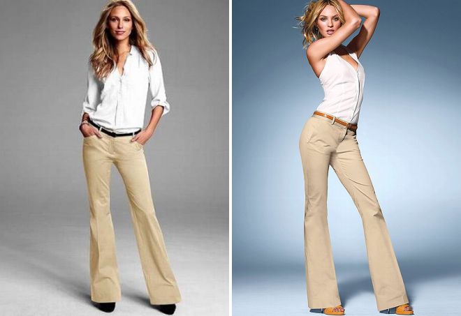 бежевые брюки клеш бежевые брюки клеш