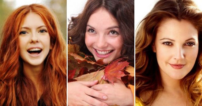 Цвет волос для цветотипа осень Цвет волос для цветотипа осень