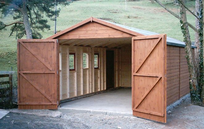 каркасный гараж своими каркасный гараж своими