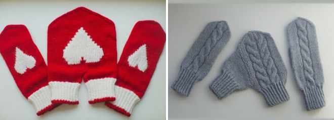 красивые варежки для влюбленных красивые варежки для влюбленных