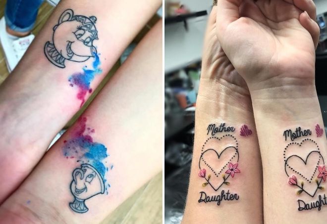 парные тату для мамы и дочери парные тату для мамы и дочери