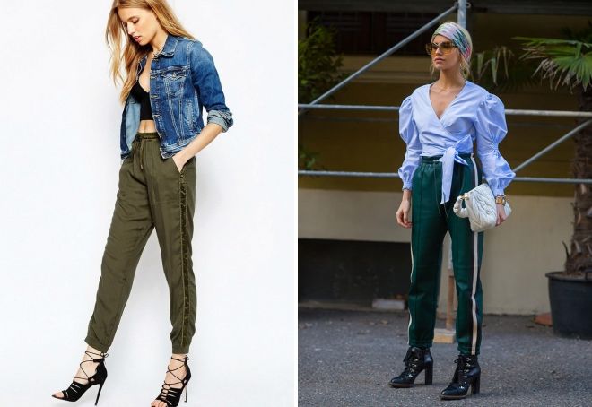 с чем носить зеленые брюки с лампасами с чем носить зеленые брюки с лампасами