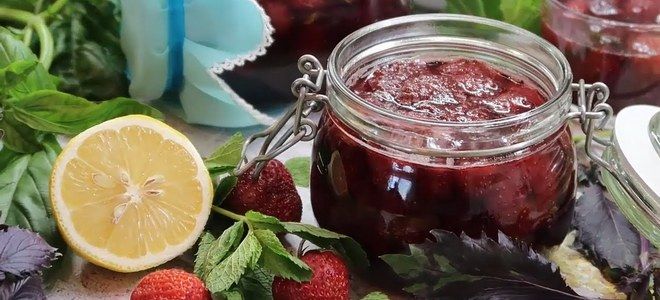 варенье из виктории с мятой варенье из виктории с мятой