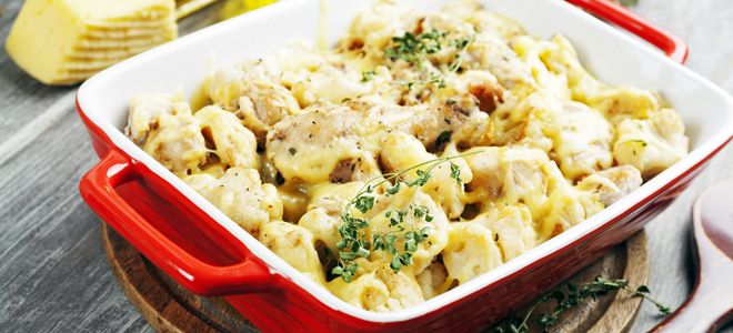 цветная капуста в сырном соусе цветная капуста в сырном соусе