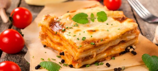 ленивая лазанья ленивая лазанья