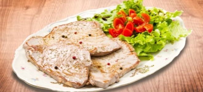 Филе тунца на пару Филе тунца на пару