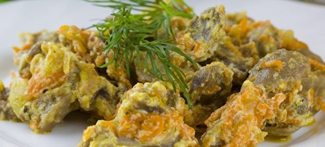 как приготовить куриные желудки в сметане как приготовить куриные желудки в сметане