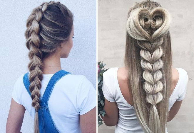 красивые французские косы красивые французские косы
