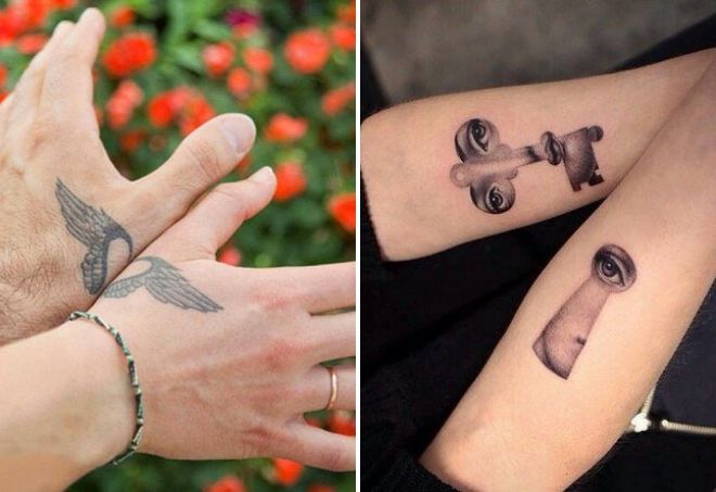 парные тату для двоих парные тату для двоих