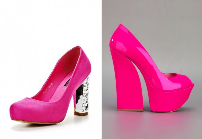 розовые туфли на толстом каблуке розовые туфли на толстом каблуке
