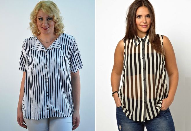 рубашка в полоску для полных женщин рубашка в полоску для полных женщин