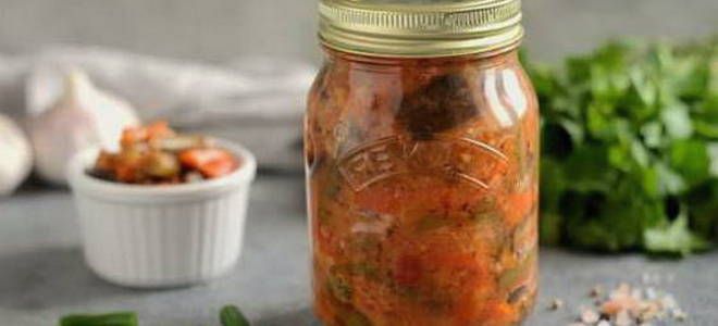 салат бакат с туршевой фасолью на зиму салат бакат с туршевой фасолью на зиму