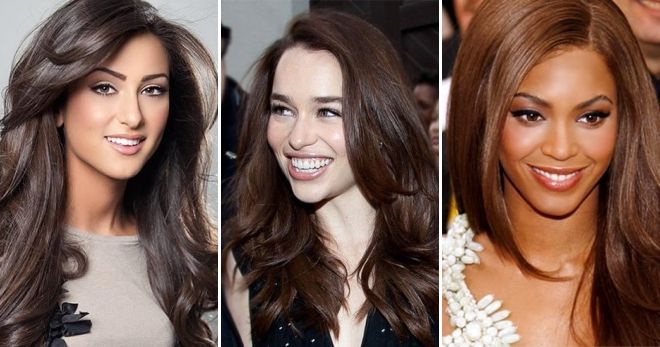 Волосы цвет шоколад - оттенки Волосы цвет шоколад - оттенки