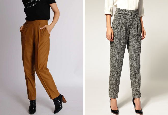 зимние женские зауженные брюки зимние женские зауженные брюки