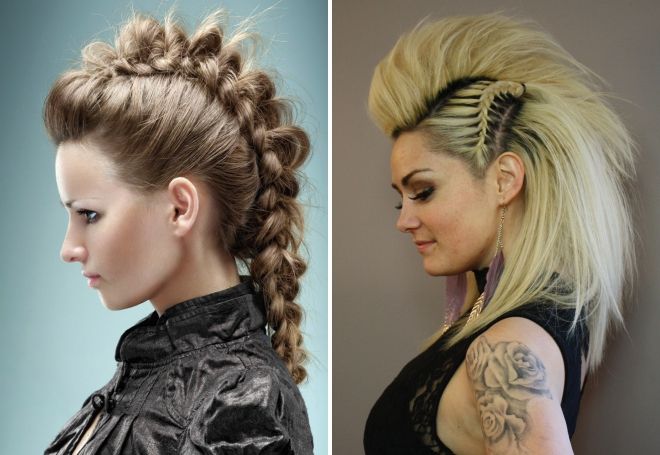 ирокез с косичкой ирокез с косичкой