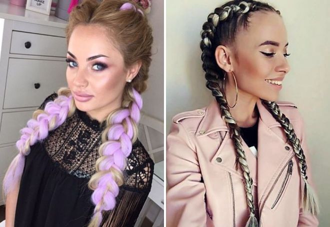 красивые косы с канекалоном красивые косы с канекалоном