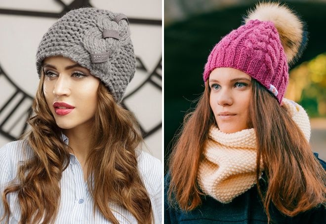 модные шапки вязаные косами модные шапки вязаные косами
