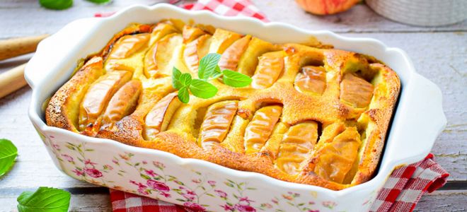 фото14 рецепт творожной запеканки пп с яблоками