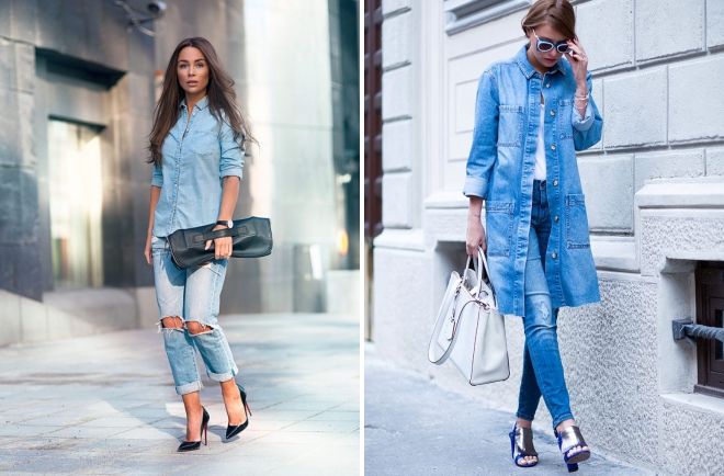 с чем носить джинсовый костюм с чем носить джинсовый костюм