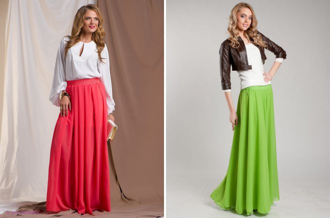 с чем носить летнюю юбку в пол с чем носить летнюю юбку в пол