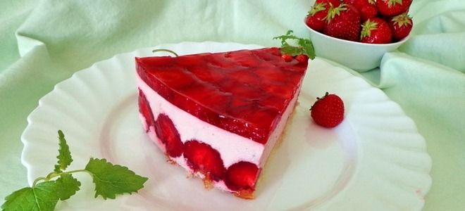 творожно клубничный торт творожно клубничный торт