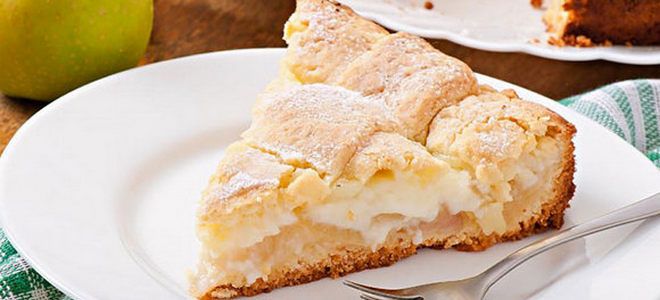 вкусная шарлотка с кремом вкусная шарлотка с кремом