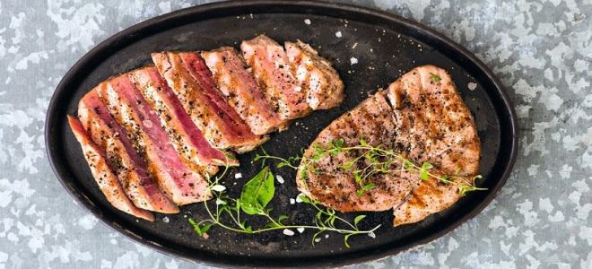 Филе тунца на гриле рецепт Филе тунца на гриле рецепт