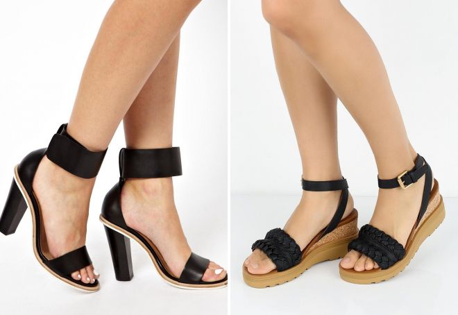 кожаные босоножки с ремешком на щиколотке кожаные босоножки с ремешком на щиколотке
