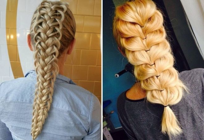 красивые ажурные косы красивые ажурные косы