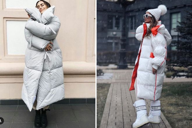 пуховик кокон оверсайз пуховик кокон оверсайз